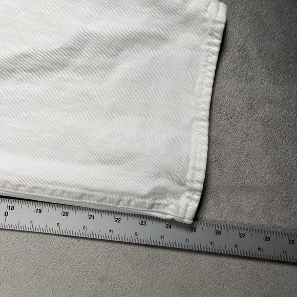 Ralph Lauren Cropped Saturday Jean Women's size 31/12 White Straight Leg - Picture 6 of 9